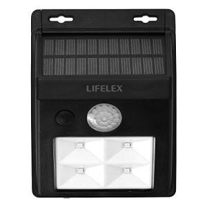 コーナン オリジナル LIFELEX マグネットで取り付けられるソーラーウォールライト KSWL10-0499 黒｜baxonshop-honten