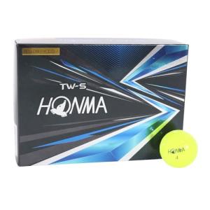 ホンマ ゴルフ ボール TW-X TW-S 2021 1ダース 12球入り ホワイト イエロー 3ピース ツアー系 スピン 飛距離 TOUR WORLD 本間 HONMA/TW-S_2021/イエロー｜baxonshop-honten