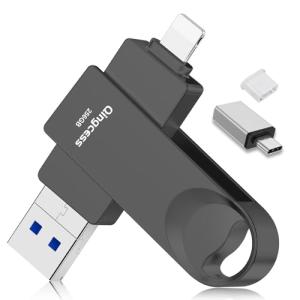 アプリ不要 アルバムから直接保存   256GB フラッシュメモリ IOS/Android/PC USB3.0高速 4 in1 Phone usbメモリー タイプc ストレージ容量不足解消 phone バック｜baxonshop-honten