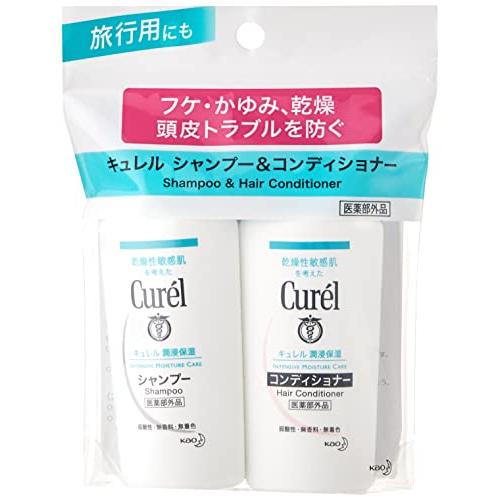 トライアルセット キュレル シャンプー&amp;コンディショナー(シャンプー45ml*コンディショナー45m...