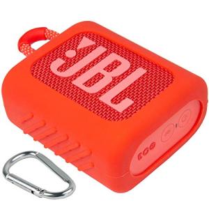 JBL GO3 GO 3 Bluetooth ポータブルスピーカー 専用保護収納 シリコンケース- Aenllosi (レッド)｜baxonshop-honten