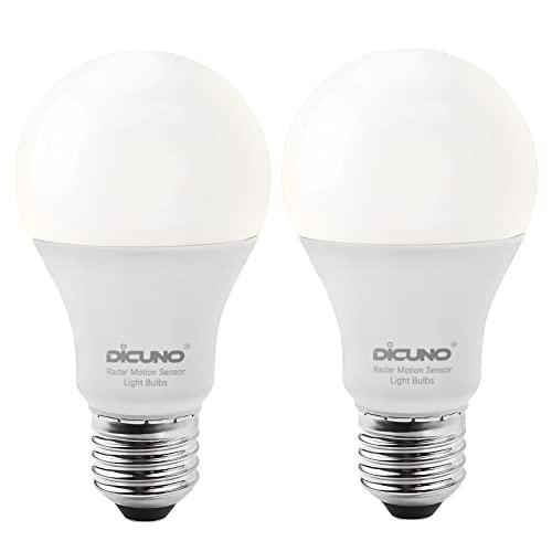 DiCUNO LED電球 E26口金 人感センサー 12W 100形相当 1100lm 昼白色 50...