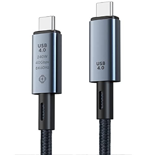 USB4.0 ケーブル 0.5m サンダーボルト 4 対応 40Gbps高速転送 PD対応   24...