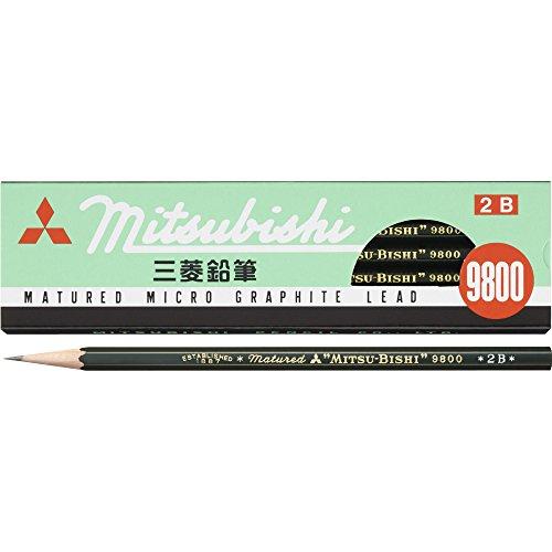 三菱鉛筆 鉛筆 9800 2B 1ダース K98002B