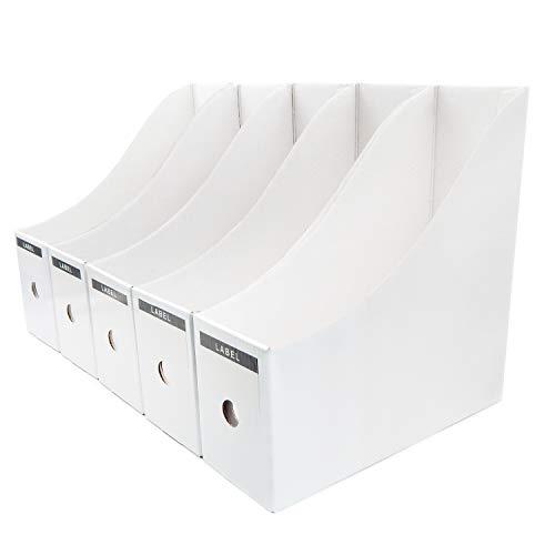 OFFIDIX ファイルボックス A4 書類 収納ボックス ファイルスタンド 折りたたみ ５個セット...