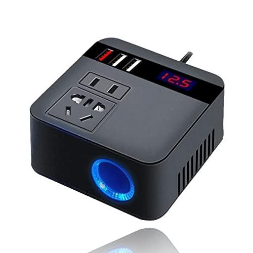[Amuself] 車 インバーター コンバーター 充電 コンセント USB 車載 車中泊 シガーソ...