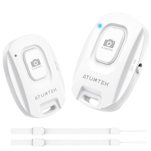 スマホで簡単操作 ? 2023冬発売  ATUMTEK スマートフォン用Bluetoothリモコンシ...