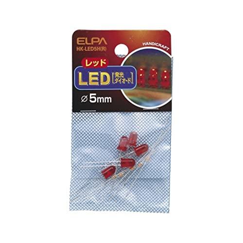 エルパ(ELPA) LED 電球 LED電球 照明 φ5mm レッド 5個 HK-LED5H(R)