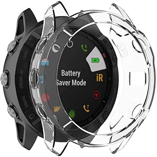 Garmin Instinct 2 用 45mm ケース TPU素材落下 衝撃 吸収 簡易着脱 超薄...