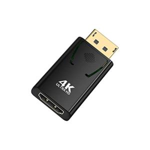 LIKENNY DisplayPort to HDMI変換アダプタ1個入り 4K DPからHDMI 変換アダプタ 4K@30HZ 4K金メッキコ ネクタ(DPオス * HDMIメス)｜baxonshop-honten