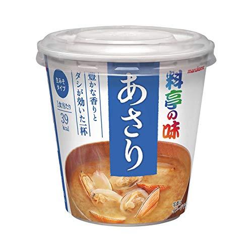 料亭の味シリーズ マルコメ カップ 料亭の味 あさり 即席味噌汁 1食*6個