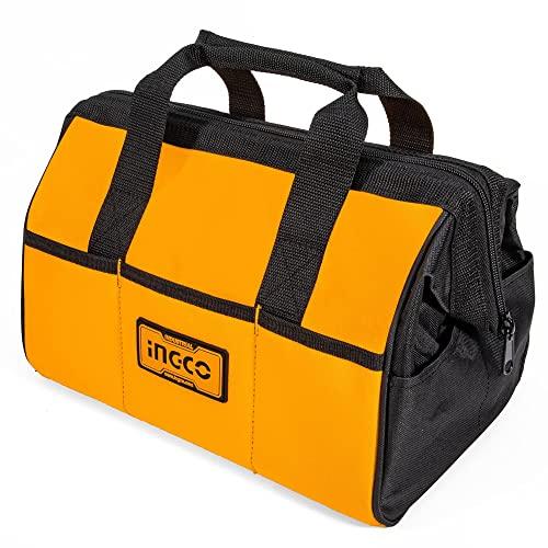 INGCO ツールバッグ 工具用道具袋 多機能 長さ約33CM 大容量 防水 ペグケース HTBG0...