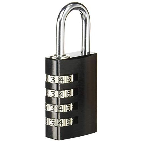 ABUS ナンバー可変式4段ダイヤル南京錠 145-4d 30 BK 145-4D30BK 南京錠