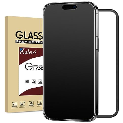 Ksleri アンチグレア iPhone 15 Plus対応 ガラスフィルム 液晶 保護フィルム ガ...