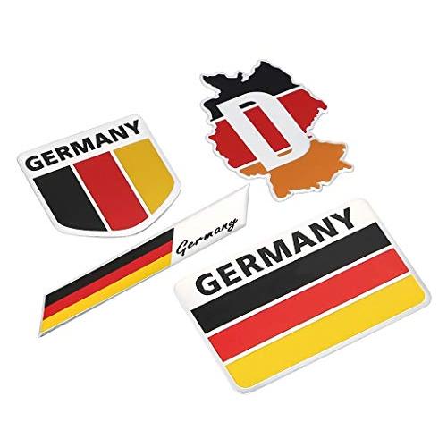 r_planning ドイツ 国旗 アルミ プレート ステッカー デコレーション ラベル エンブレム...