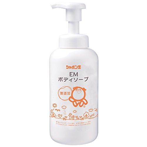 シャボン玉石けん　EMボディソープボトル 520ｍL