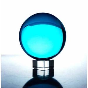 カラーボール (Cyan Blue) (82mm(台座付き))｜bayashin-store