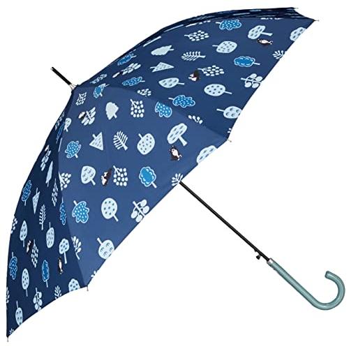 [ムーンバット] 白黒さんいらっしゃい キャット＆ツリー 猫 長傘 雨傘 UV90％以上 耐風 レデ...