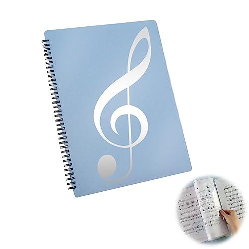 楽譜用ファイル 楽譜ケース a4 譜面ファイル 10ページ `20枚 楽譜、書類保管 防水 耐汚 直...