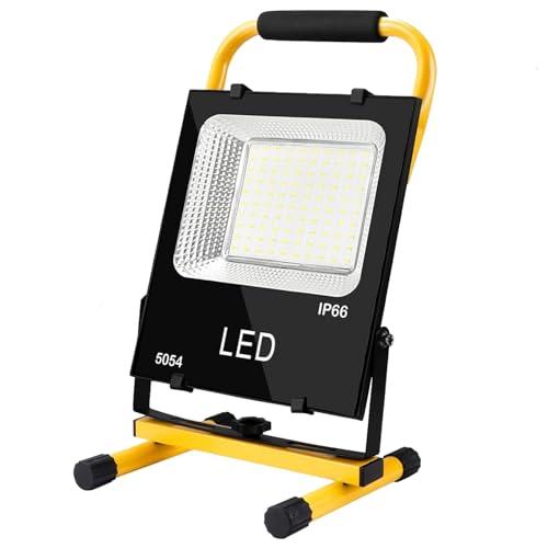 Makilight LED投光器 50W 充電式 LED作業灯 7500LM フラッドライト 2段階...