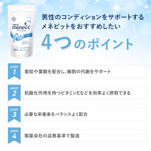 葉酸サプリ エレビット+男性の妊活サプリ メネ...の詳細画像3
