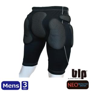 スノーボード スキー ヒッププロテクター ヒップパッド NEO INNER SHORT ネオインナーショートタイツタイプ スケボー 軽量快適お尻パット｜bayleaf-shop