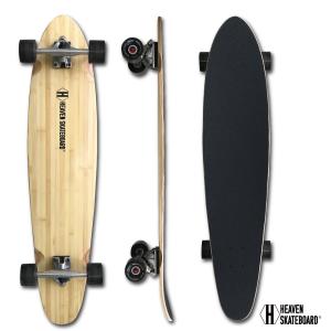 ロングスケートボード 40インチ HEAVEN BAMBOO 40 ロンスケ ナチュラル