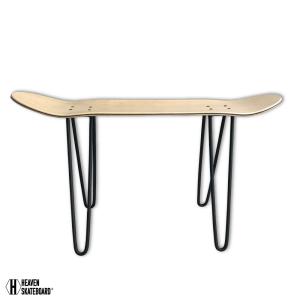 スケボーテーブル ハンドメイド スケートボードスツールキット 脚とビスのセット ベンチ サイド