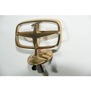 エンブレム 送料無料 ゴールドメッキ ニッサン F50シーマ