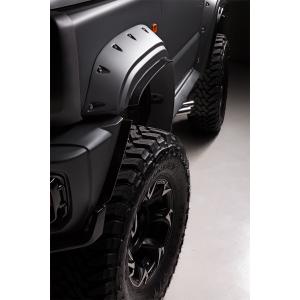 ＦＲＰ製オーバーフェンダー【ＳＵＺＵＫＩ　ジムニーシエラ　ＪＢ７４Ｗ　Ｈ30.8〜】WALD　未塗装品｜bayroad-shop