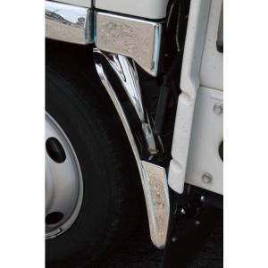 いすゞ 07エルフ バッテリーカバー ウロコ 被せ式 : ステンレスアートG