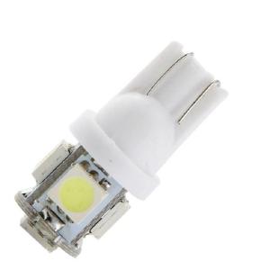 T10 5050smd 5連LED Super White5w12v 6500k 4個SET