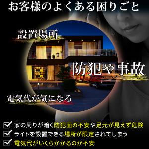 ソーラーライト クリップ センサーライト ガー...の詳細画像5