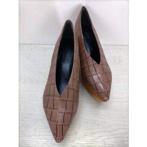 moussy(マウジー) WOOD SOLE PUMPS レディース  S 中古 古着 0259｜bazzstore