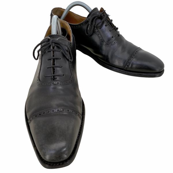 CROCKETT&amp;JONES(クロケットアンドジョーンズ)  ストレートチップ レースアップシューズ...