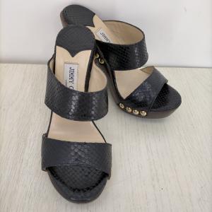 JIMMY CHOO(ジミーチュウ) ヒールサンダル レディース EUR：37  中古 古着 043...