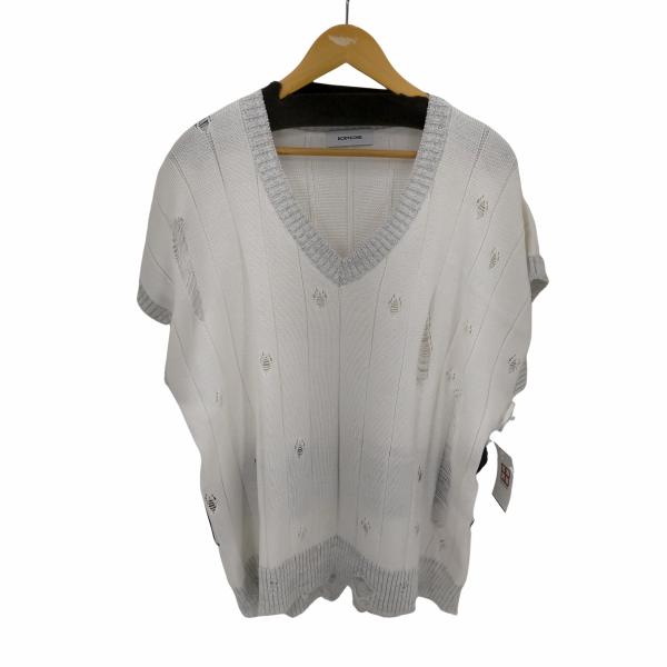 bodysong.(ボディソング) 23SS BUBBLEGUM DAMAGE KNIT VEST ...