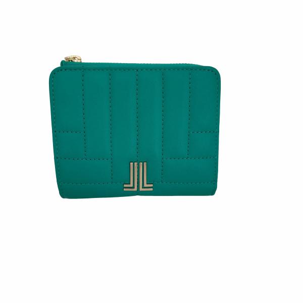 LANVIN en Bleu(ランバンオンブルー) ロゴ刻印 二つ折り財布 レディース 表記無  中...