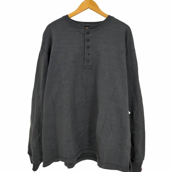 HUMAN MADE(ヒューマンメイド) OVERSIZED HENLEY NECK L/S T-S...