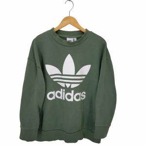 adidas Originals(アディダスオリジナルス) TREFOIL OVERSIZED CREW  中古 古着 0205｜bazzstore