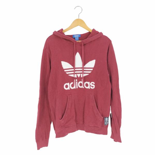 adidas(アディダス) KNIT TREFOIL HOODIE ニット トレフォイル フーディー...