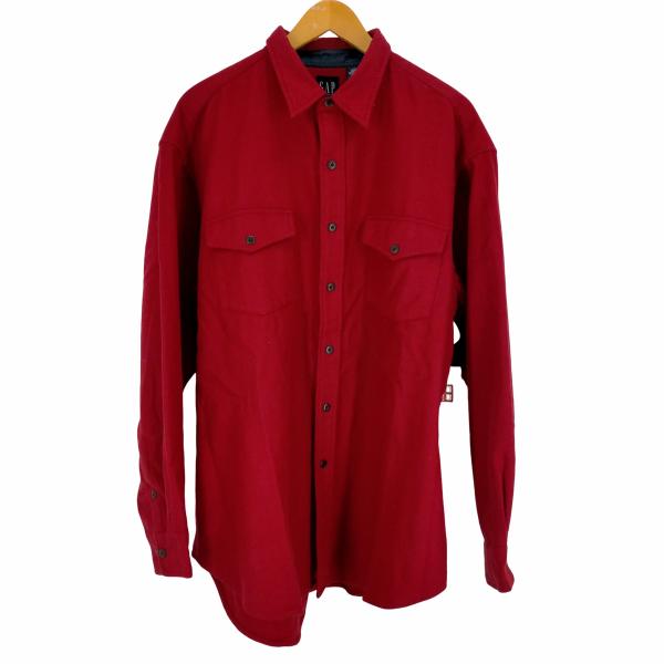Gap(ギャップ) 90-00S OLD 紺タグ ウールシャツ メンズ import：XL  中古 ...