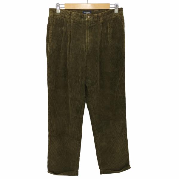 DOCKERS(ドッカーズ) 太畝コーデュロイワイドパンツ 裾ダブル メンズ  33×32 中古 古...