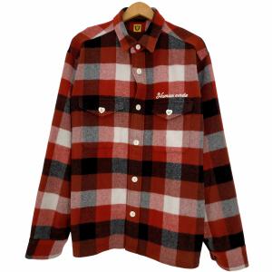 HUMAN MADE(ヒューマンメイド) WOOL BEAVERBLOCK CHECK SHIRT メンズ 中古 古着 0807｜bazzstore