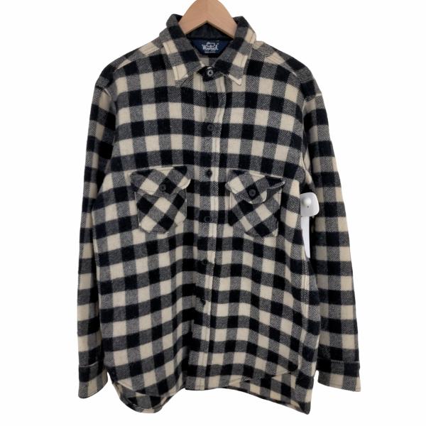 WOOLRICH(ウールリッチ) 80S USA製 バッファローチェック ネルシャツ メンズ 表記無...