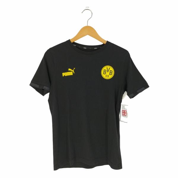 PUMA(プーマ) ロゴプリント サッカーチームロゴ クルーネックTシャツ メンズ import：X...