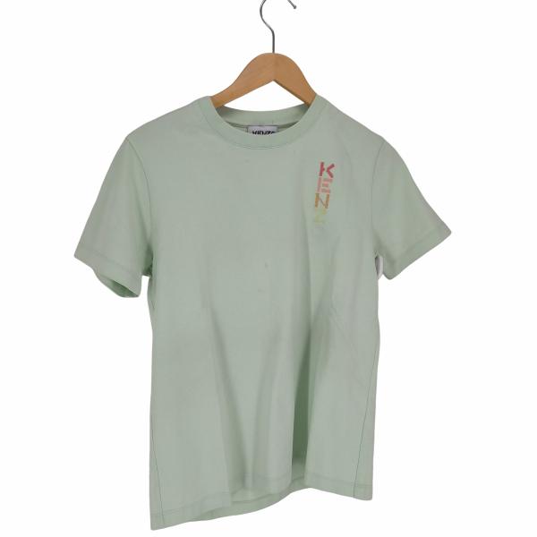 KENZO(ケンゾー) Logo color lime green T-Shirt レディース JP...