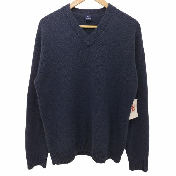 Gap(ギャップ) 00s Vネックアンゴラ混ウールニット メンズ  M 中古 古着 1004