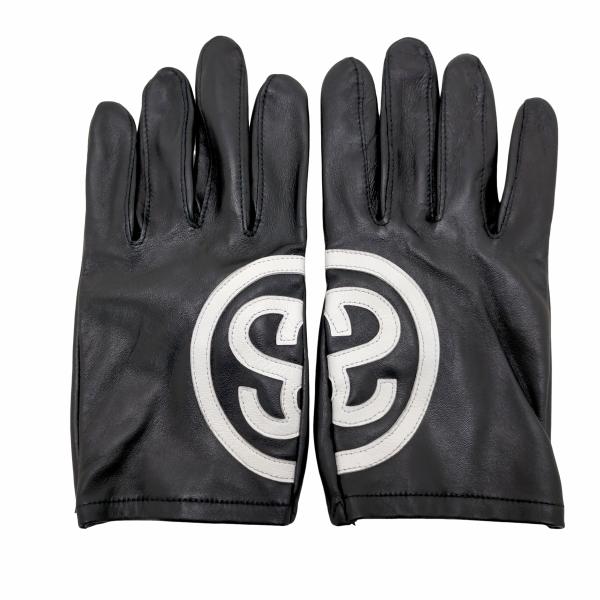 Stussy(ステューシー) Stussy SS Link Leather Gloves  メンズ ...