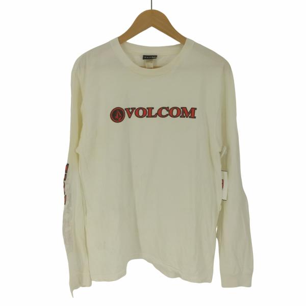 VOLCOM(ヴォルコム) 90S 初期タグ ロゴ プリント L/S Tシャツ メンズ import...
